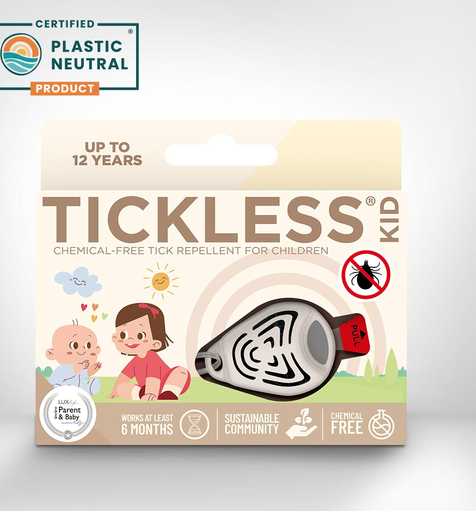 Tickless Kid Bebek ve Çocuklar İçin Ultrasonik Kene ve Pire Kovucu Cihaz Beige