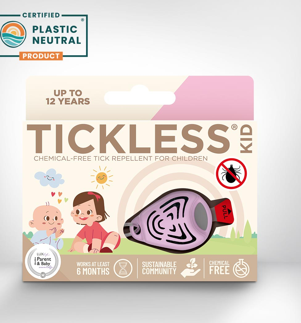 Tickless Kid Bebek ve Çocuklar İçin Ultrasonik Kene ve Pire Kovucu Cihaz Pembe
