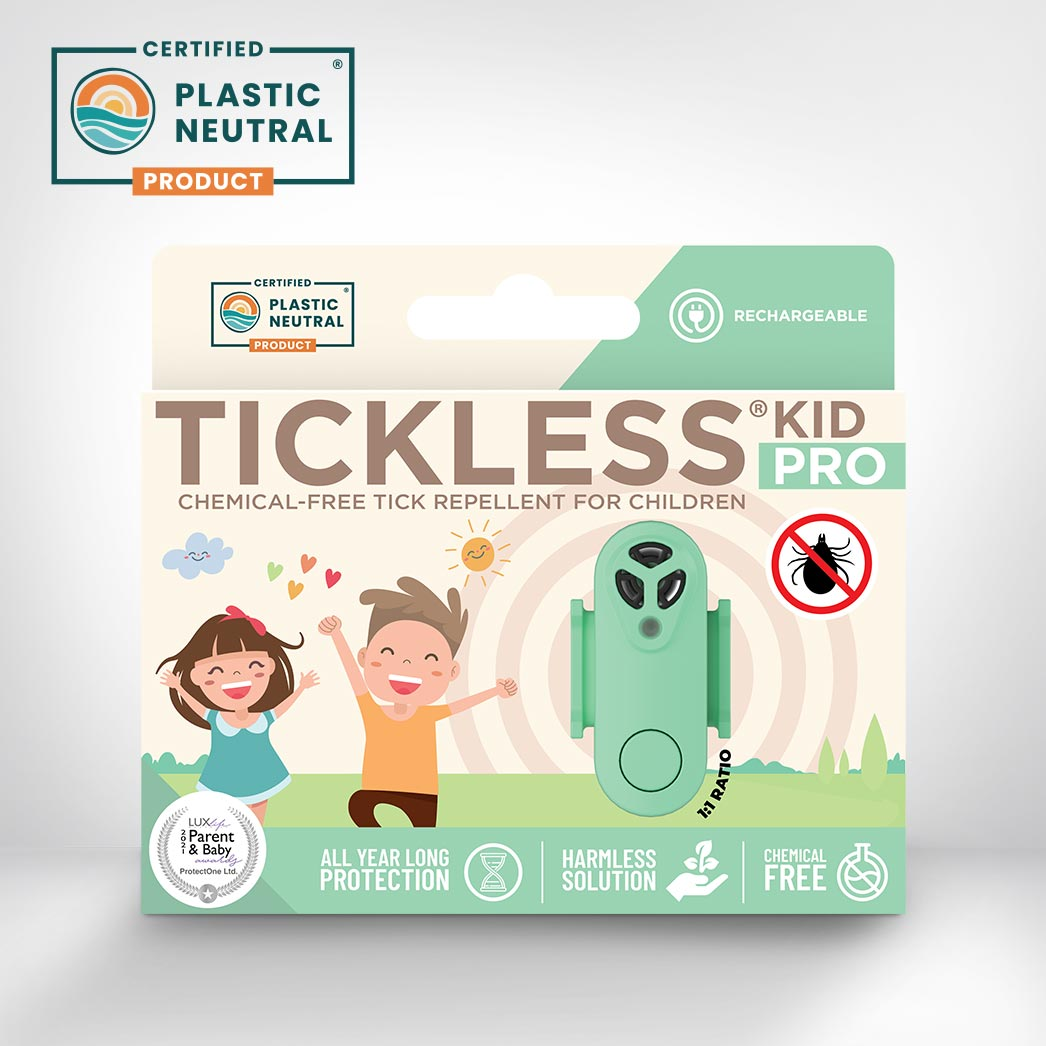 Tickless KidPro Bebek ve Çocuklar İçin Şarj Edilebilir Ultrasonik Kene ve Pire Kovucu Cihaz Yeşil