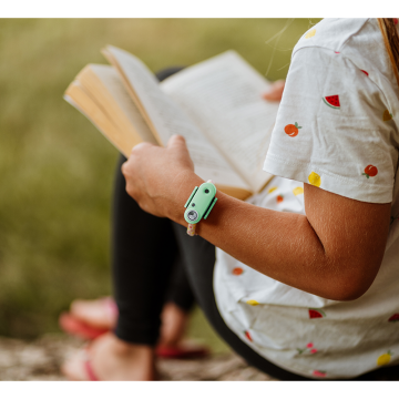 Tickless KidPro Bebek ve Çocuklar İçin Şarj Edilebilir Ultrasonik Kene ve Pire Kovucu Cihaz Yeşil