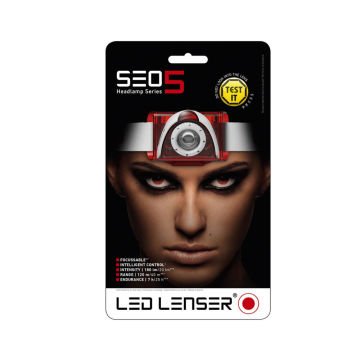 Led Lenser SEO5 180 Lümen Kafa Feneri Red Kırmızı