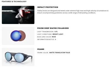 Oakley Clifden PrizmSnow Polarize Lens Outdoor Dağcı Erkek Gözlük OO9440-0556
