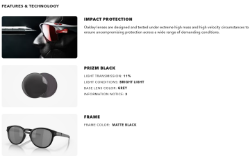 Oakley Latch OMatter Çerçeve Prizm Lens Erkek Gözlük OO9265-2753