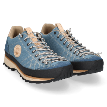 Lomer Italy Bio Naturale Canvas Vibram Full Çarşaklı Kadın Ayakkabı Jeans Mavi