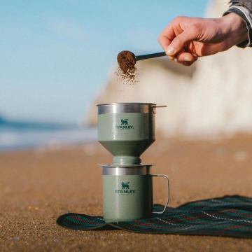 Stanley Klasik Brew Pour Over Paslanmaz Çelik Kahve Filtresi Demleyici Yeşil