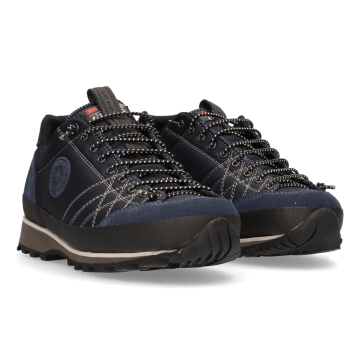 Lomer Italy Bio Naturale Thermo 3M Thinsulate MTX Soğuk İklim Vibram Full Çarşak Kadın Ayakkabı Flag Mavi