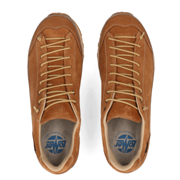 Lomer Italy Bio Naturale MTX Waterproof Vibram Full Çarşak Deri Erkek Ayakkabı Cognac