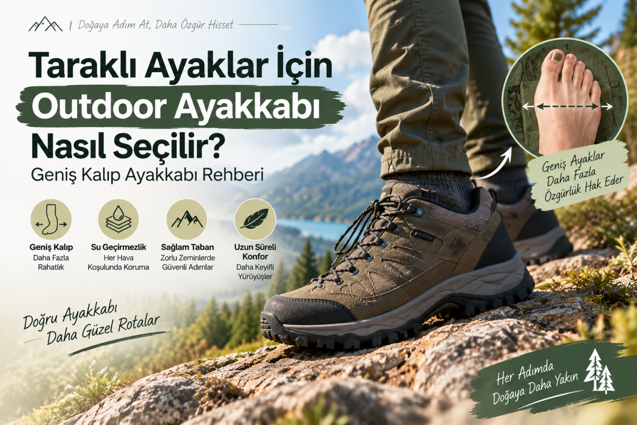 Taraklı Ayaklar İçin Outdoor Ayakkabı Nasıl Seçilir? Geniş Kalıp Ayakkabı Rehberi