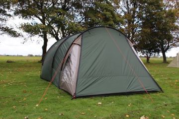 EasyCamp Galaxy 400 12M² Stell Blue Blackroom 4 Kişilik Yüksek Aile Çadırı