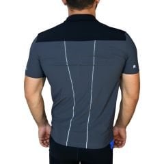 Falke Ergonomic Fitness Koşu Bike Outdoor Gri Kısa Kol Body Tişört