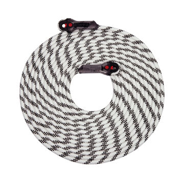 Camp Iridium 10.5 mm Radansalı Yarı Statik İp 40 m White / Black EAC