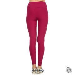 Ergonomik Fuşya DryFit 4/4 Spor Taytı