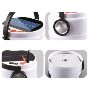 Camping Lights Usb Şarjlı Solar Kamp Lambası