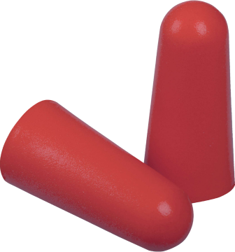 Delta Plus CONIC2 500 Kırmızı 500 Çift Tek Kullanımlık Poliüretan Kulak Tıkacı Dolumu EN 352-2 ANSI S3.19 CONIC2VRO500