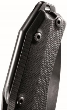 Lionsteel KUR Black Black handle Çakı