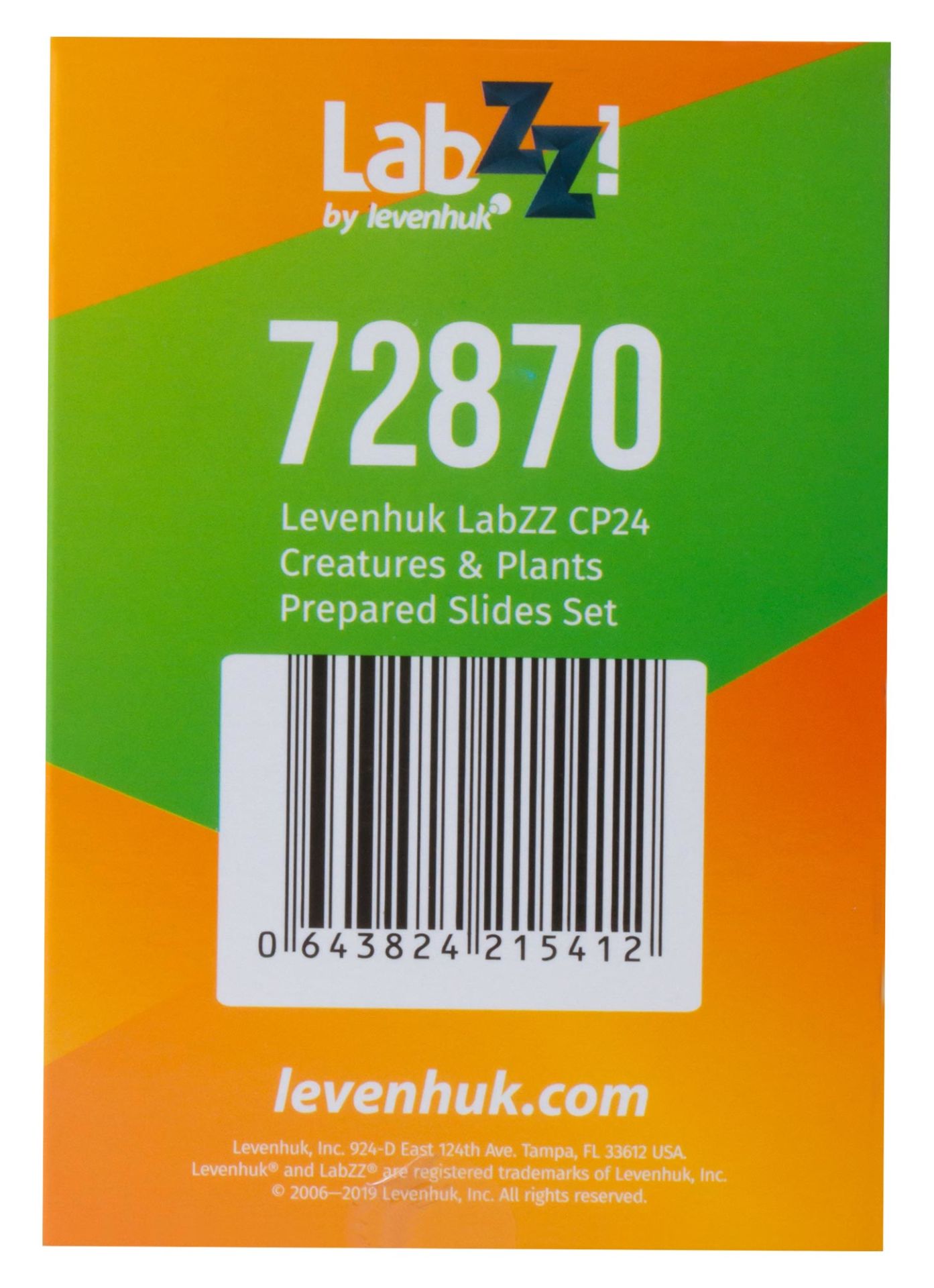 Levenhuk LabZZ CP24 Canlılar ve Bitkiler Hazırlanmış Slayt Seti