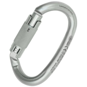 Kong Ovalone DNA Auto Block Carbon Otomatik 3 Kilitli Triactlock 40KN Oval Helisel Burgulu Çelik Karabina 414LN0999KK