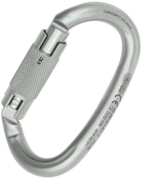 Kong Ovalone DNA Auto Block Carbon Otomatik 3 Kilitli Triactlock 40KN Oval Helisel Burgulu Çelik Karabina 414LN0999KK