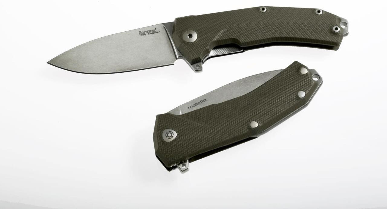 Lionsteel KUR G10 Green handle Çakı