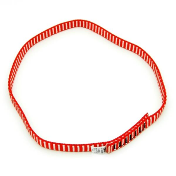Kong Aro Sling Dyneema 13 mm Dikişli Halka Perlon Bant – 22 kN | EN 795/B | EN 566 | UIAA Onaylı 60cm 80cm 120cm 80cm-Siyah
