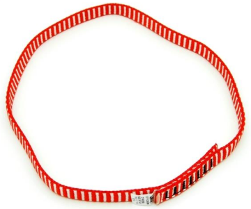 Kong Aro Sling Dyneema 13 mm Dikişli Halka Perlon Bant – 22 kN | EN 795/B | EN 566 | UIAA Onaylı 60cm 80cm 120cm 120cm-Kırmızı