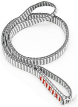 Kong Aro Sling Dyneema 13 mm Dikişli Halka Perlon Bant – 22 kN | EN 795/B | EN 566 | UIAA Onaylı 60cm 80cm 120cm 120cm-Kırmızı