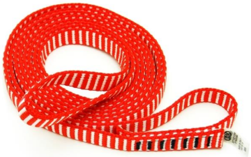 Kong Aro Sling Dyneema 13 mm Dikişli Halka Perlon Bant – 22 kN | EN 795/B | EN 566 | UIAA Onaylı 60cm 80cm 120cm 120cm-Kırmızı