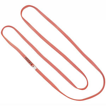 Kong Aro Sling Dyneema 13 mm Dikişli Halka Perlon Bant – 22 kN | EN 795/B | EN 566 | UIAA Onaylı 60cm 80cm 120cm 80cm-Siyah