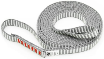 Kong Aro Sling Dyneema 13 mm Dikişli Halka Perlon Bant – 22 kN | EN 795/B | EN 566 | UIAA Onaylı 60cm 80cm 120cm 120cm-Kırmızı