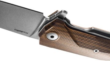 Lionsteel KUR Wood Santos wood handle Çakı
