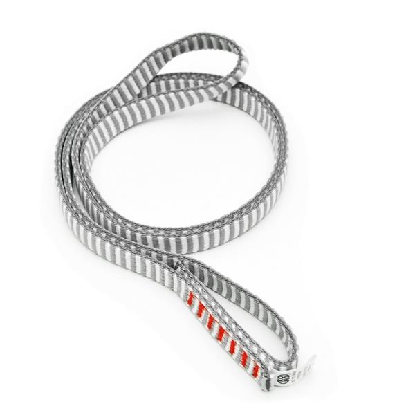 Kong Aro Sling Dyneema 13 mm Dikişli Halka Perlon Bant – 22 kN | EN 795/B | EN 566 | UIAA Onaylı 60cm 80cm 120cm 60cm- Gri