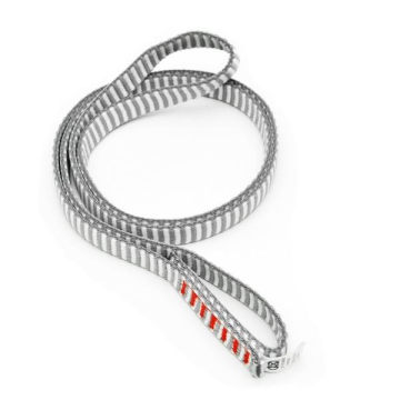 Kong Aro Sling Dyneema 13 mm Dikişli Halka Perlon Bant – 22 kN | EN 795/B | EN 566 | UIAA Onaylı 60cm 80cm 120cm 60cm- Gri