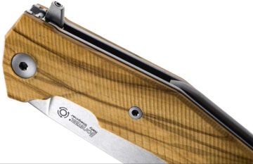 Lionsteel KUR Wood Olive wood handle Çakı