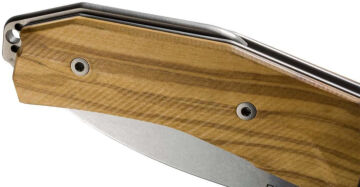 Lionsteel KUR Wood Olive wood handle Çakı