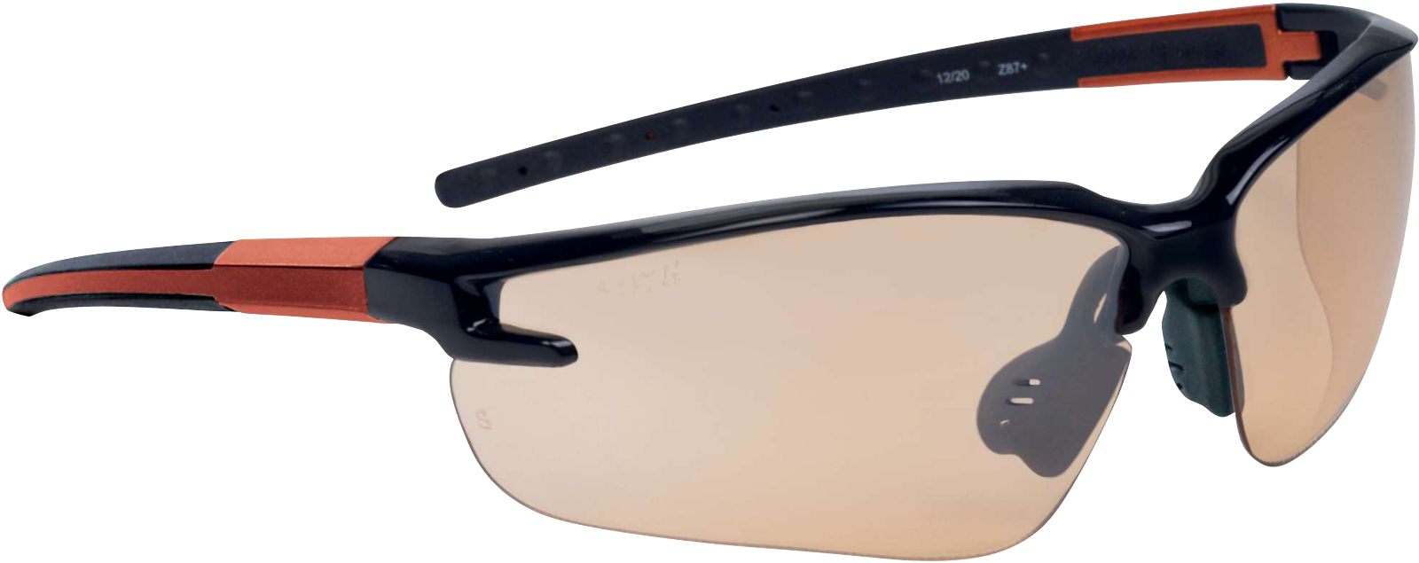 Deltaplus Fuji Gradient Turuncu UV400 Polikarbonat Buğulanmaz Esnek Saplı İş Güvenlik Gözlüğü