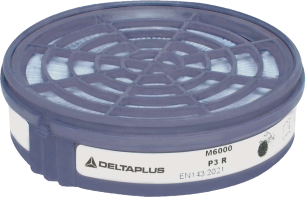 Delta Plus M6000 P3 Gri 2’li Partikül Filtre Pedi