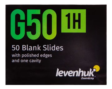 Levenhuk G50 1H Tek Boşluklu Boş Slaytlar, 50 adet