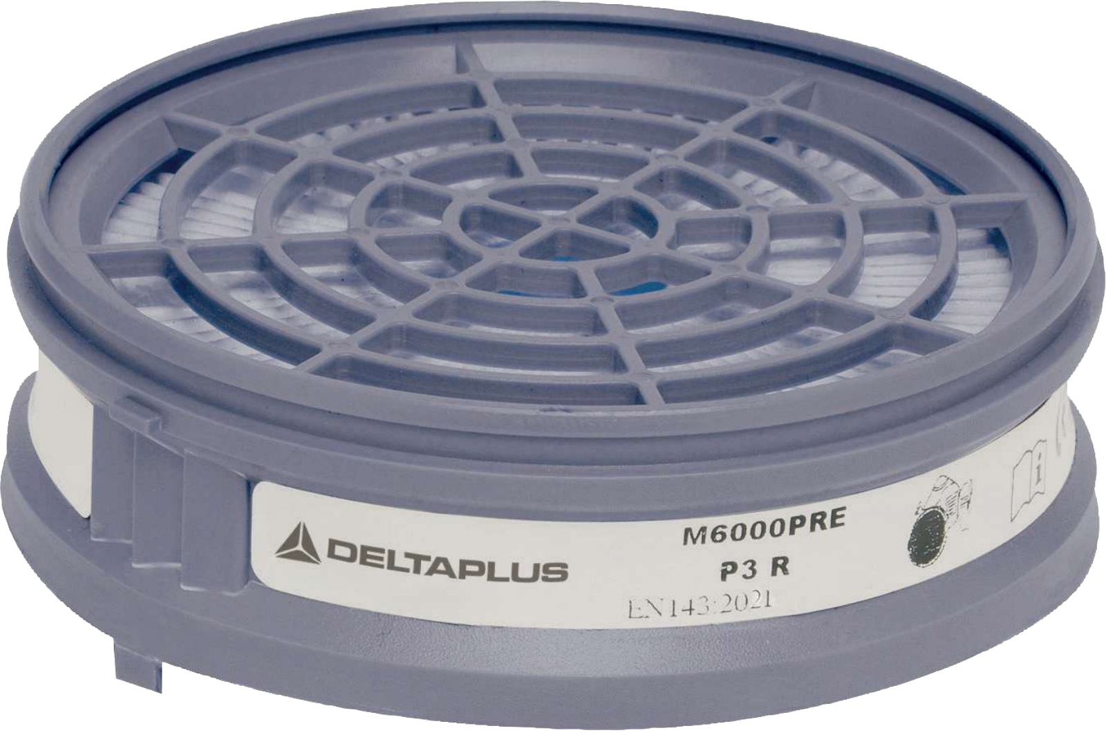Delta Plus M6000 PREP3 Gri P3 Partikül Ön Filtre ve Adaptör Seti