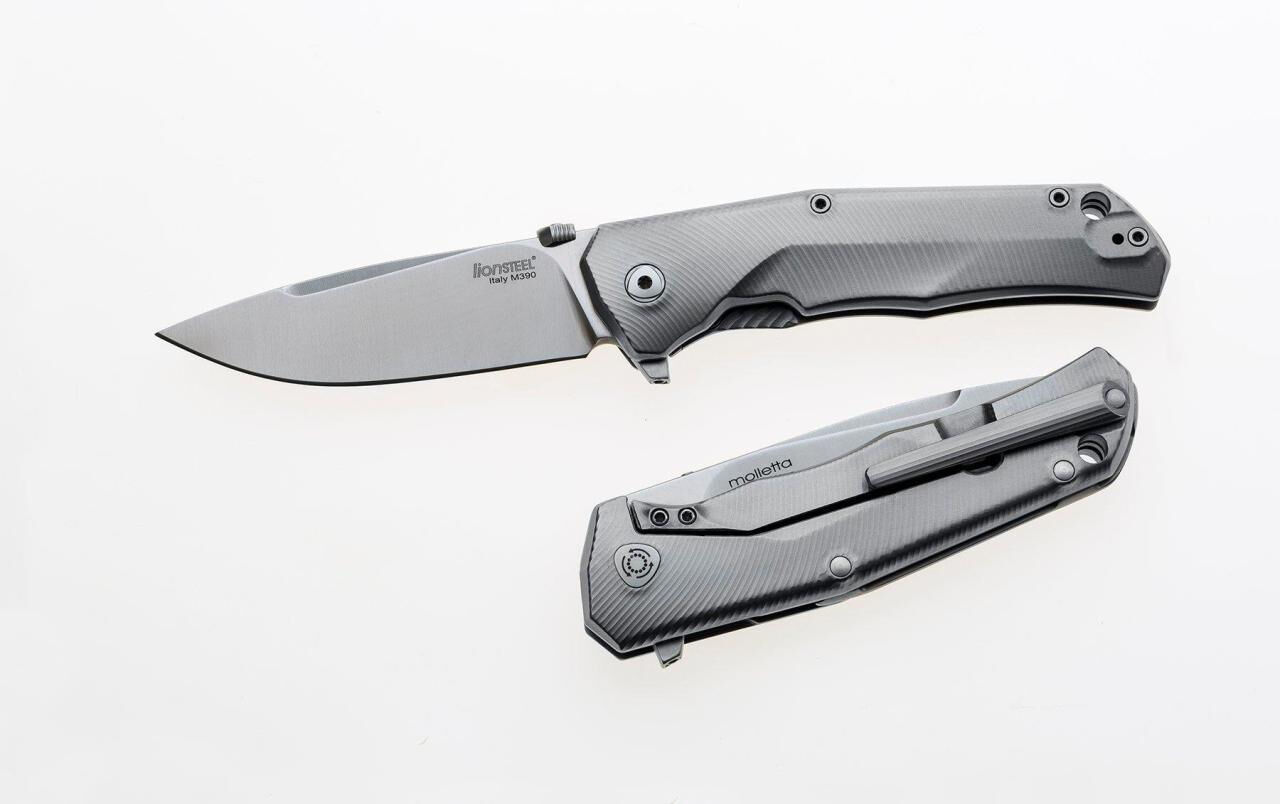 Lionsteel T.R.E. Grey Titanium Çakı