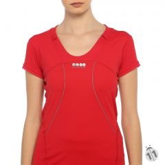 Gore-Tex Bayan Koyu Kırmızı ProDryFit Outdoor, Koşu, Fitness Tişört