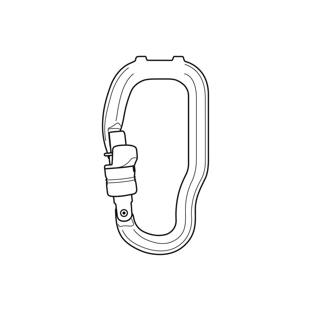 PETZL Trac Guide Makara İçin Karabina