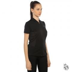 Falke Black DryFit Tam Fermuarlı Profesyonel Sporcu Tişört