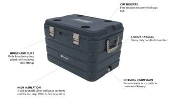 Outwell Fulmar Buzluk 60 Litre