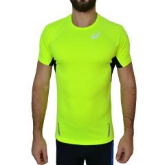 Asics Motion Outdoor Fitness Koşu Kısa Kol F. Yeşil Body Tişört