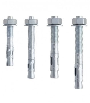 Fixe Steel Expansion Bolt Vidası 12x110 mm. Silver