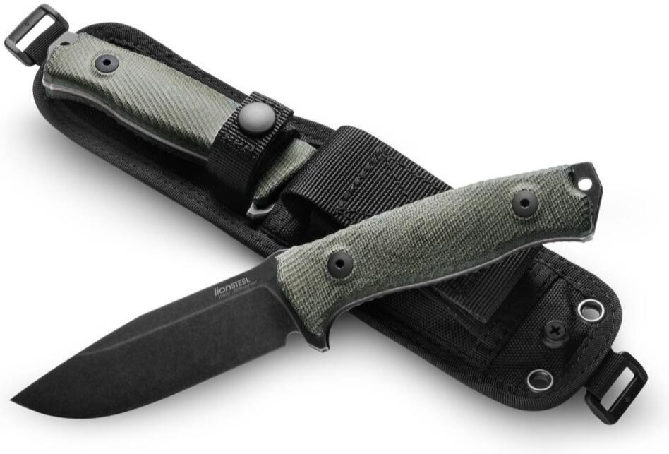 Lionsteel M5 Canvas - Black blade Bıçak