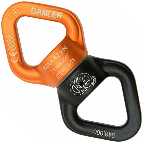 KONG Dancer Swivel Döner Fırdöndü Bağlantı Aparatı – 42 kN | RFU PPE-R/11.135 Sertifikalı 948ON0400KK