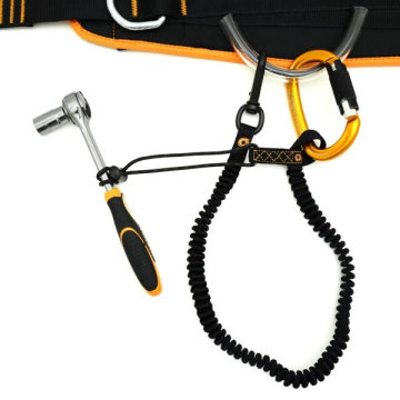 KONG Tool Leash 360 Döner Başlıklı Fırdöndülü Malzeme Askısı – Elastik Lanyard | 85-130 cm 232000000KK