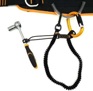 KONG Tool Leash 360 Döner Başlıklı Fırdöndülü Malzeme Askısı – Elastik Lanyard | 85-130 cm 232000000KK