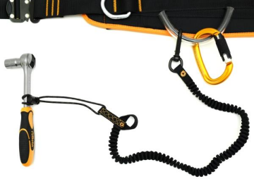 KONG Tool Leash 360 Döner Başlıklı Fırdöndülü Malzeme Askısı – Elastik Lanyard | 85-130 cm 232000000KK